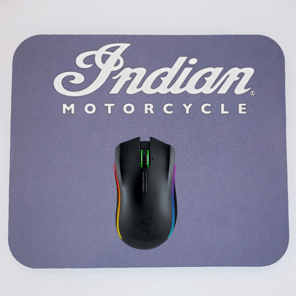 Indian motorcycle mouse pad office mouse pad biker